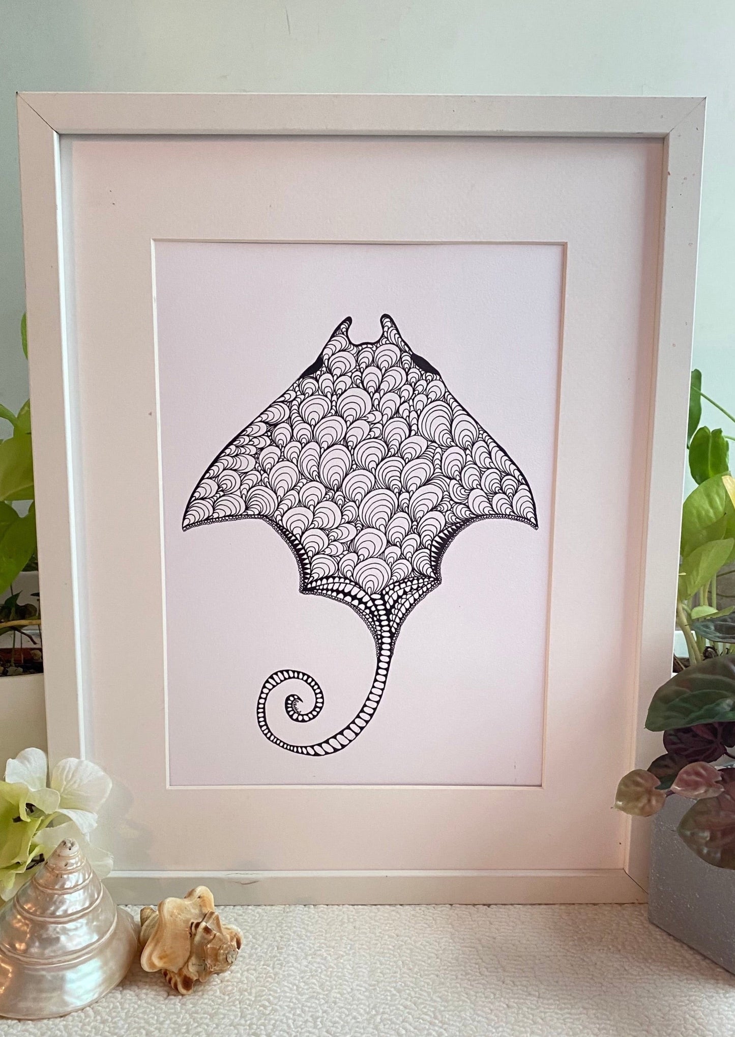 Kite fish - Art Print
