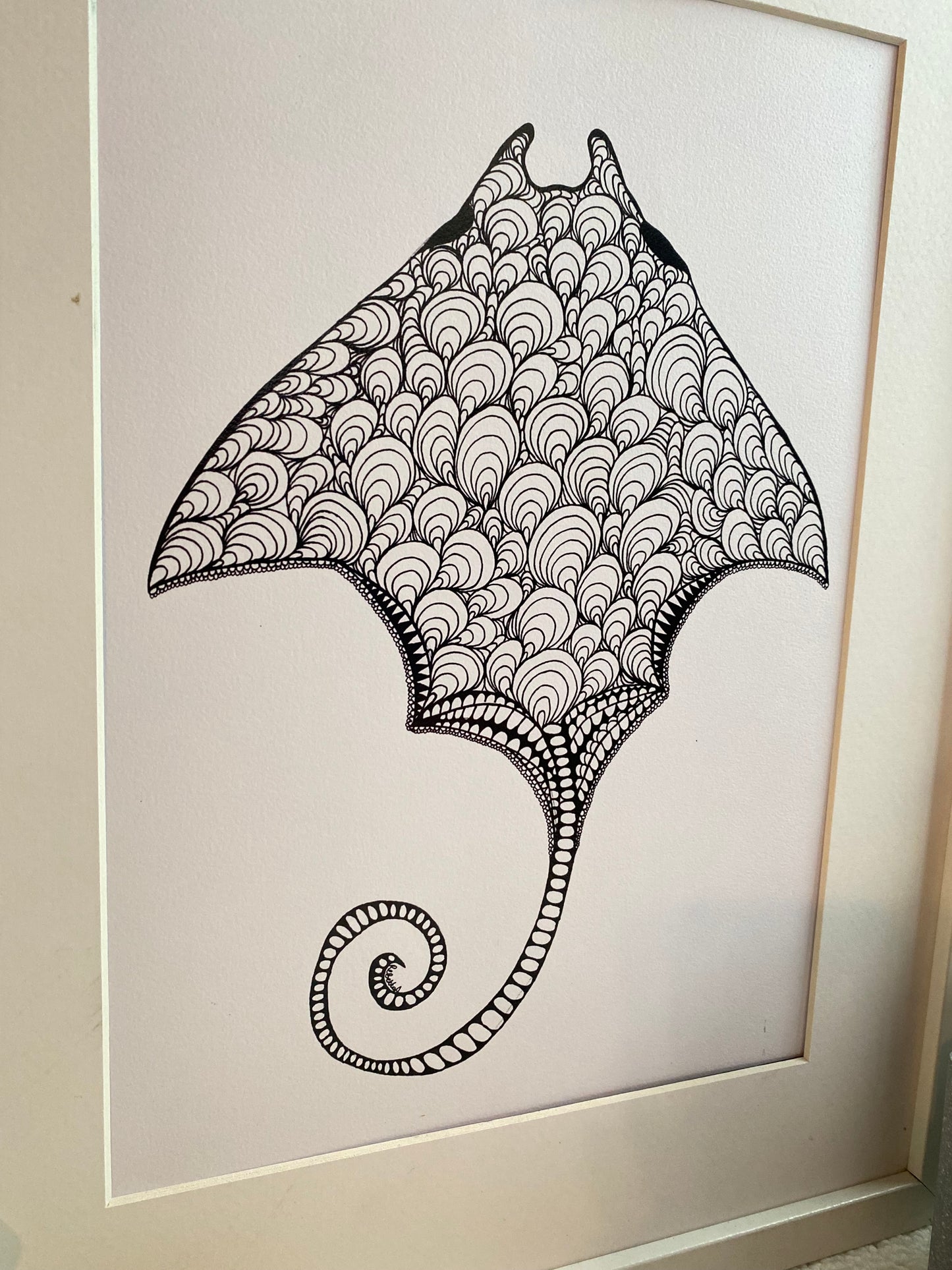 Kite fish - Art Print