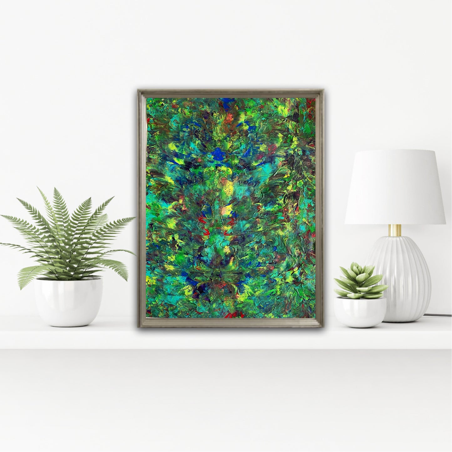 Crystallized Peacocks
