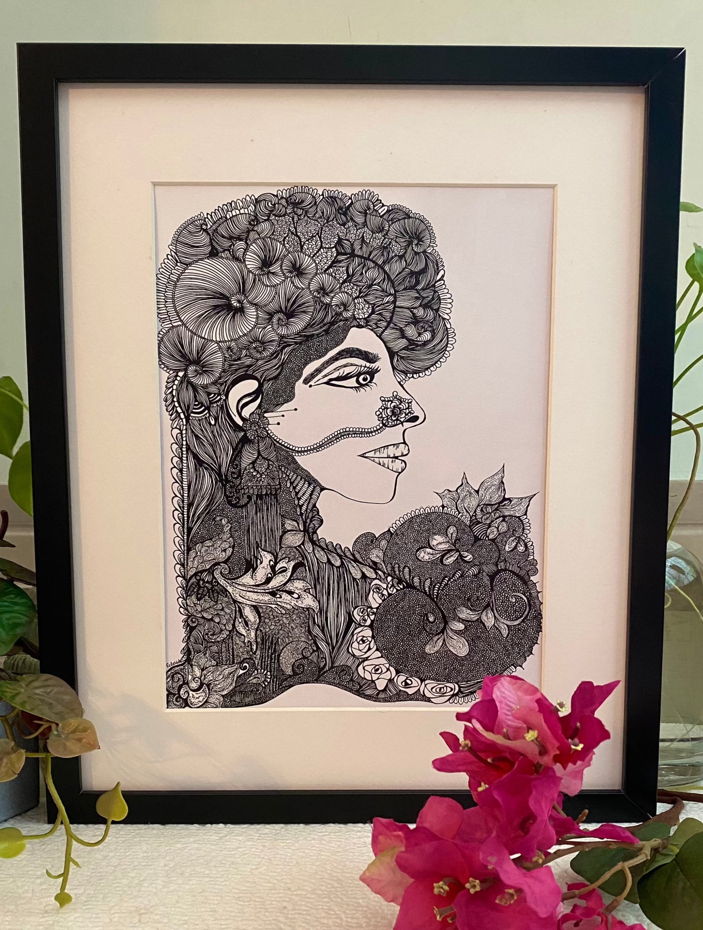 Indian Woman Series HER - Portrait 4 - Art Print