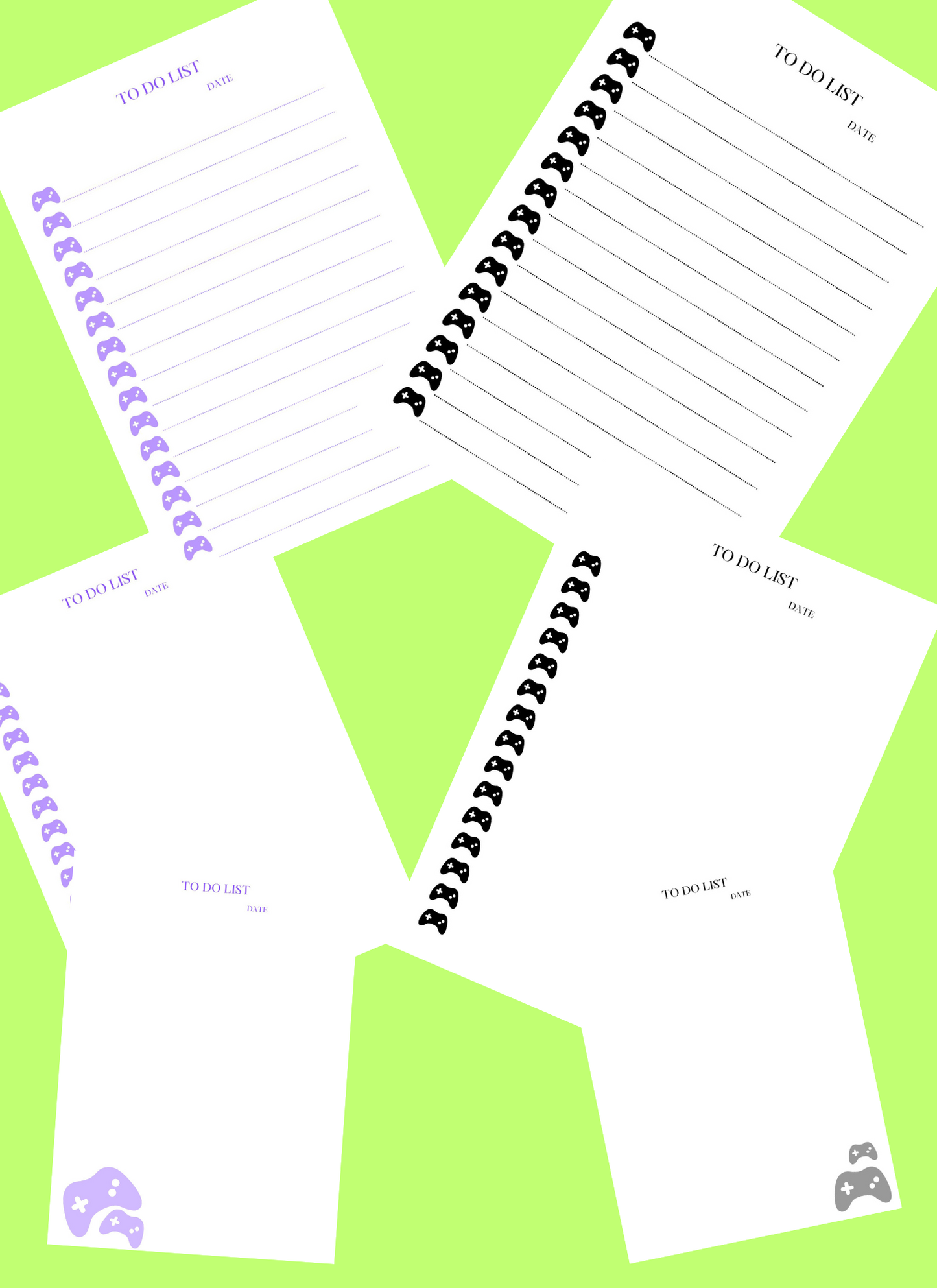 Video Game Controller -TO DO LIST (Digital Download)