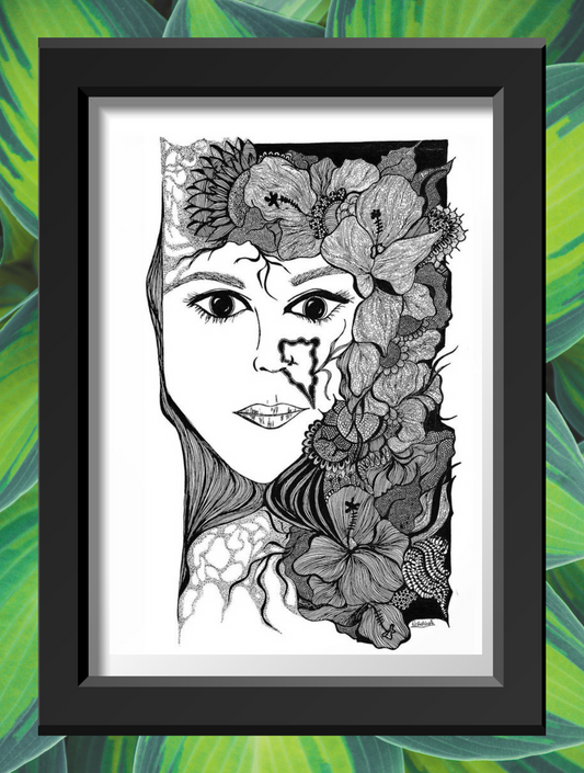 Plant Lady 3 - Art Print