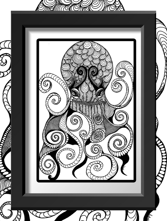 Octopus  - Art Print