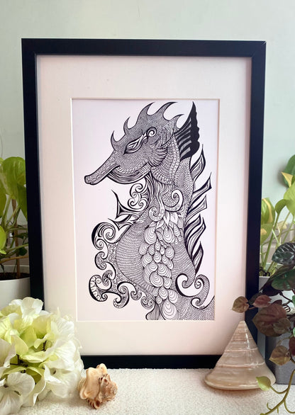 Seahorse - Art Print