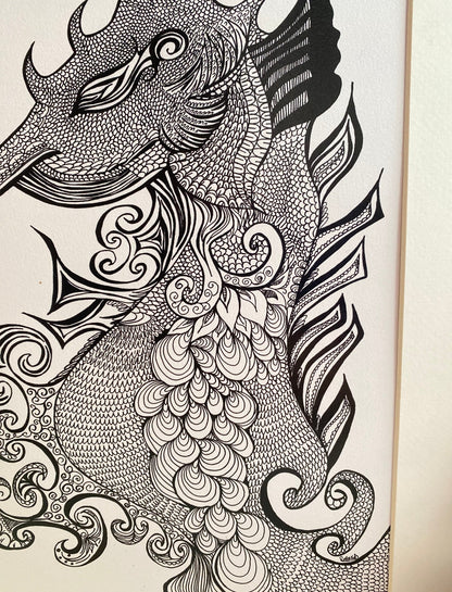 Seahorse - Art Print