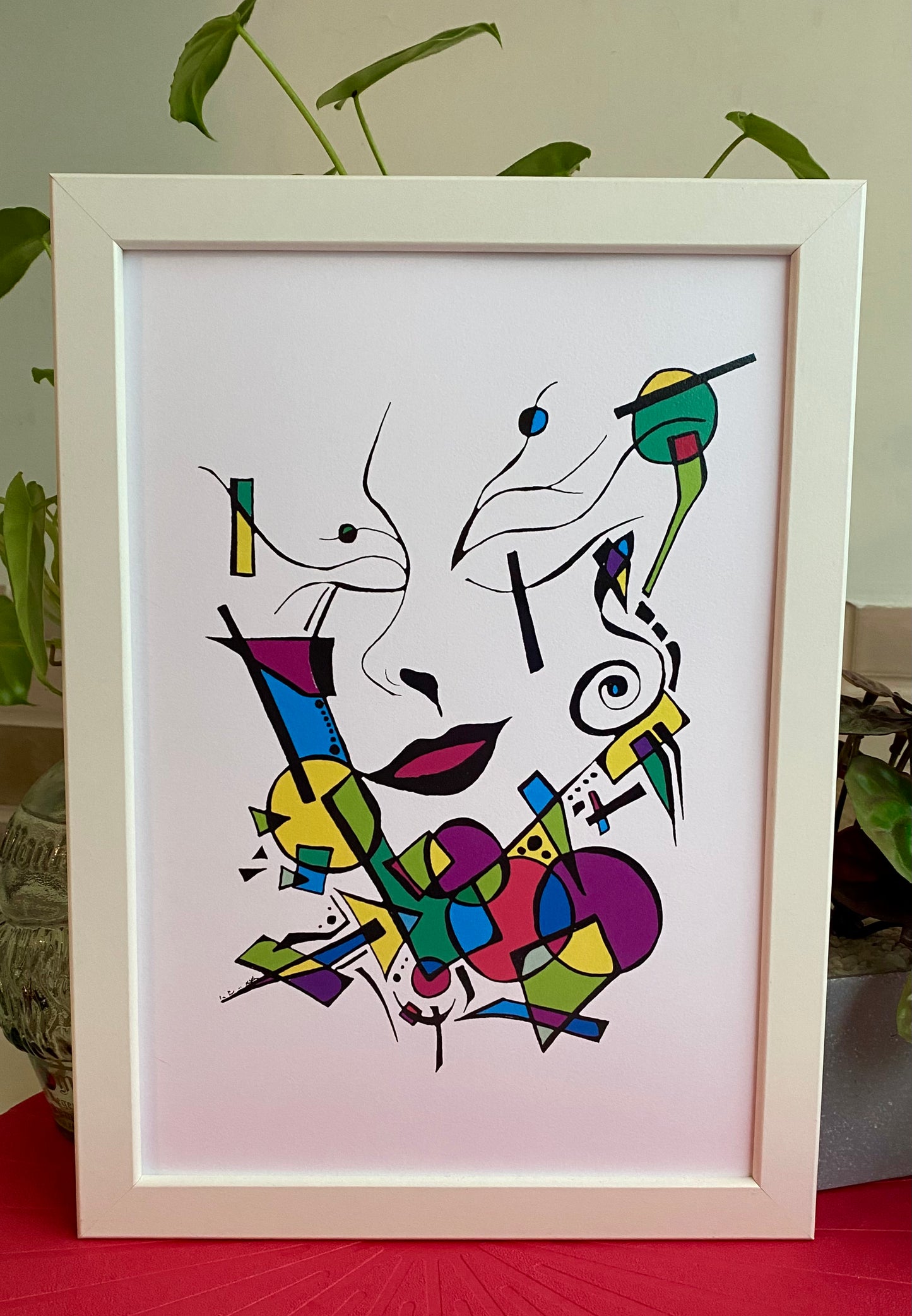 Abstract Face - Art Print