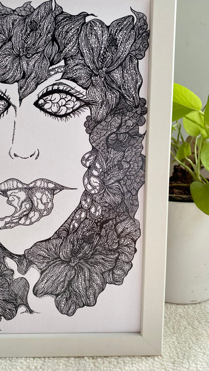 Plant Lady - Art Print