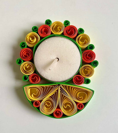 Quilled Diya (Diya Shaped)