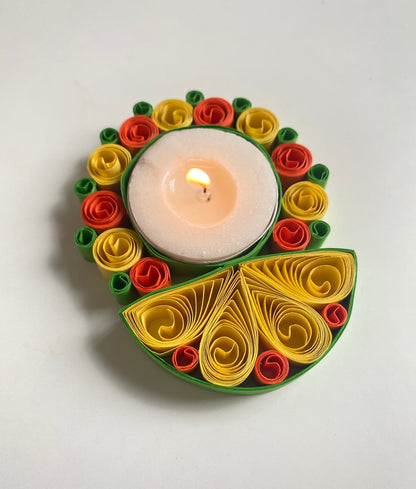 Quilled Diya (Diya Shaped)